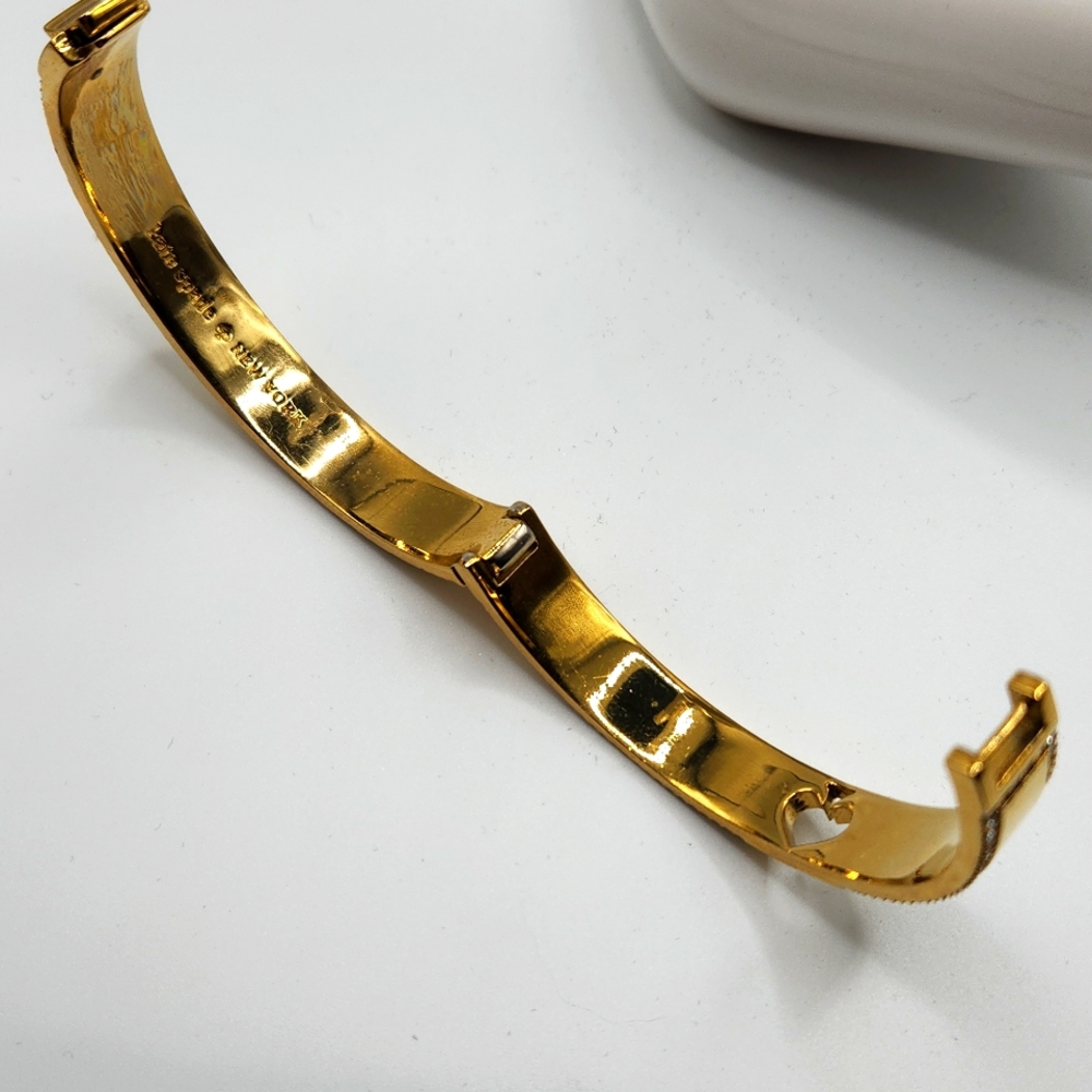 Kate Spade ● Gold Tone Rhinestone Bracelet - Picture 5 of 5